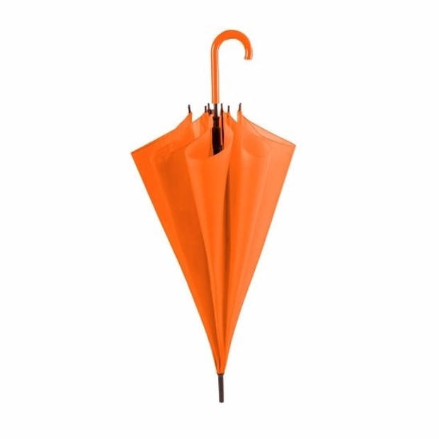 Grote paraplu oranje 107 cm - Paraplu's