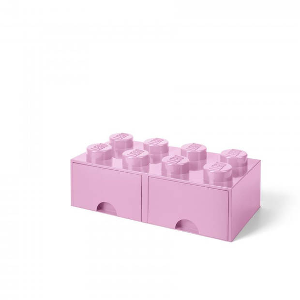 LEGO Brick 8 opberglade - light purple