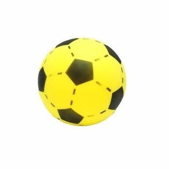 Foam soft voetbal geel 20 cm - Voetballen