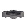 Garden impressions treasure loungeset 4-delig organic grey