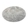 Ronde placemat/onderlegger grijs marmer 38 cm - Placemats