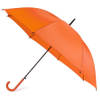 Grote paraplu oranje 107 cm - Paraplu's