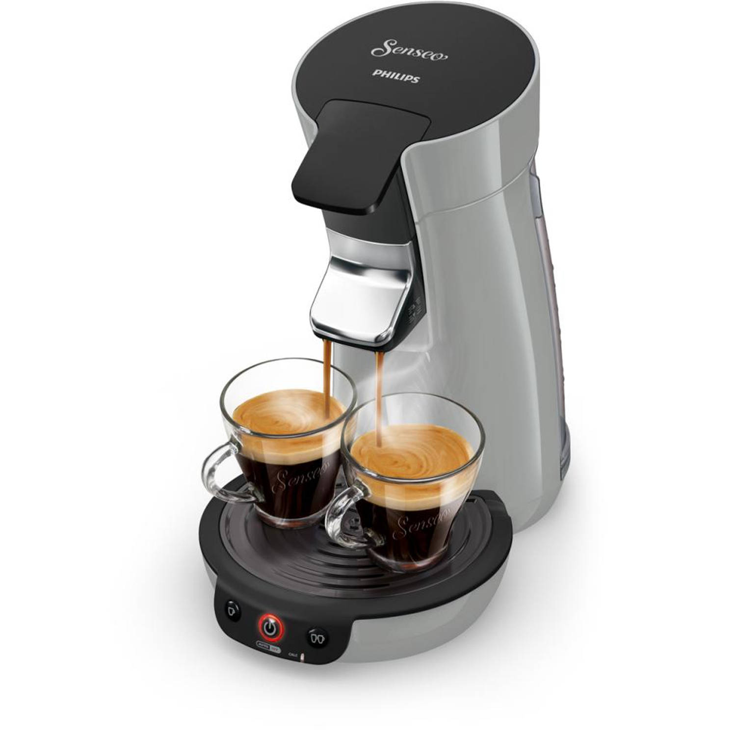 Gesprekelijk Gouverneur baan Philips SENSEO® Viva Café koffiepadmachine HD6561/50 - zilver | Blokker