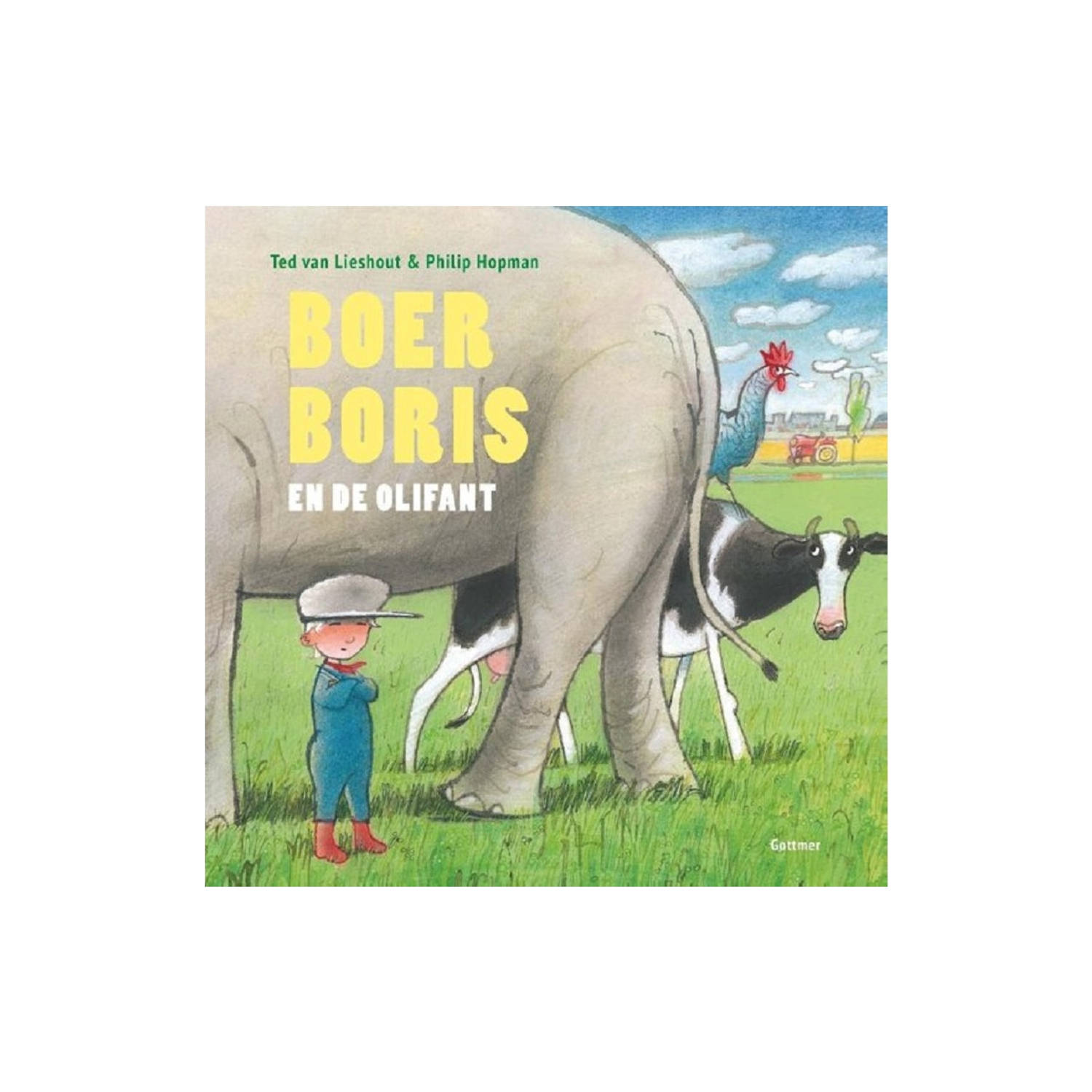 Boer Boris en de olifant. Van Lieshout, Ted, Hardcover