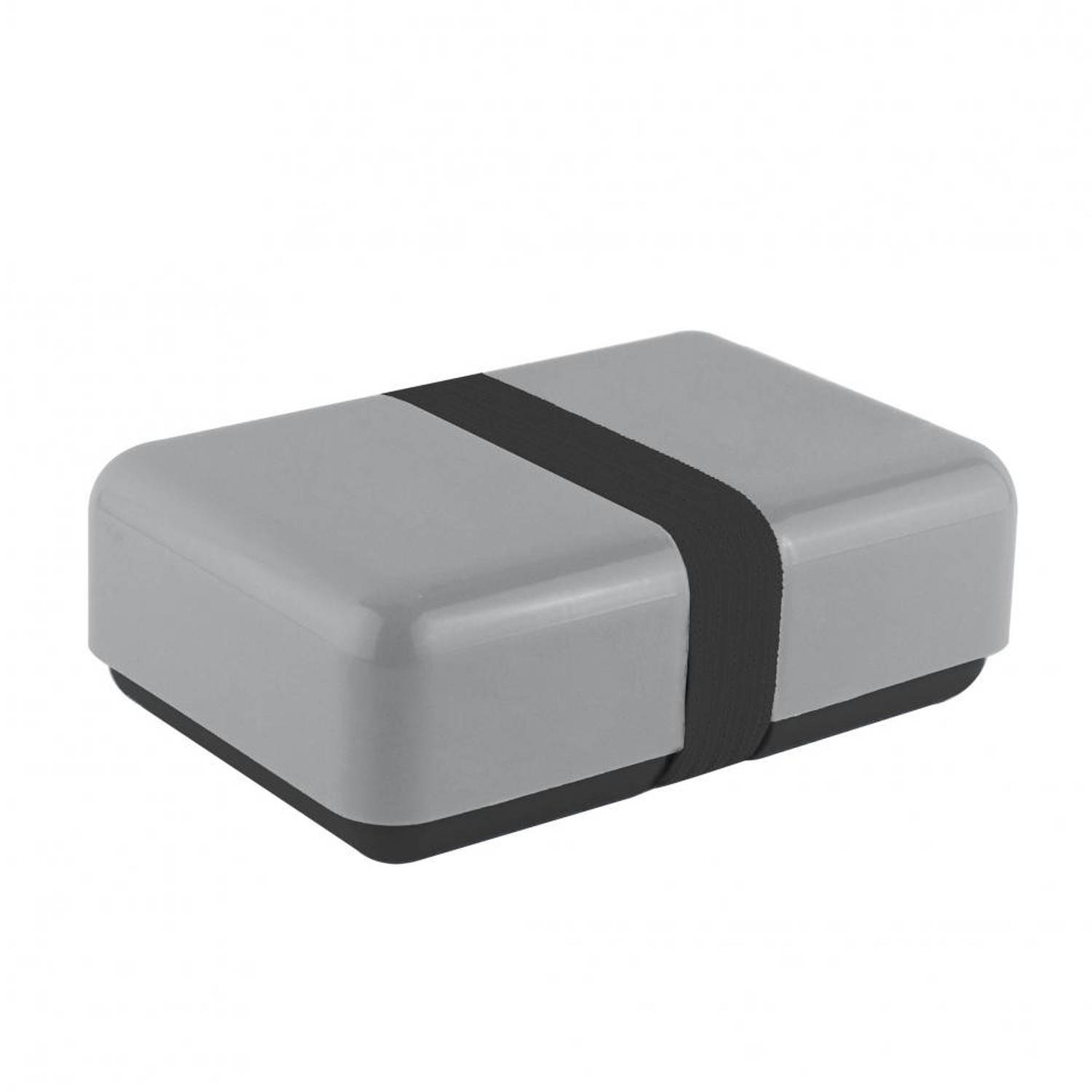 mouw Embryo wees gegroet Blokker Basic lunchbox - zwart/grijs | Blokker