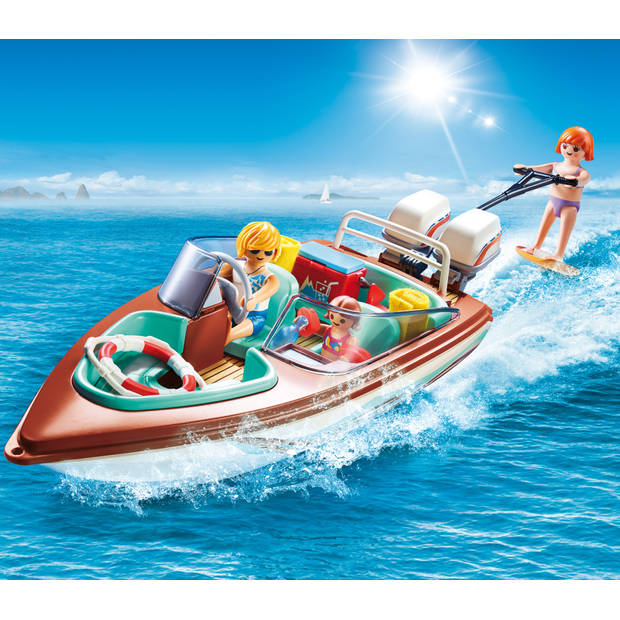 PLAYMOBIL Family Fun motorboot met onderwatermotor 9428
