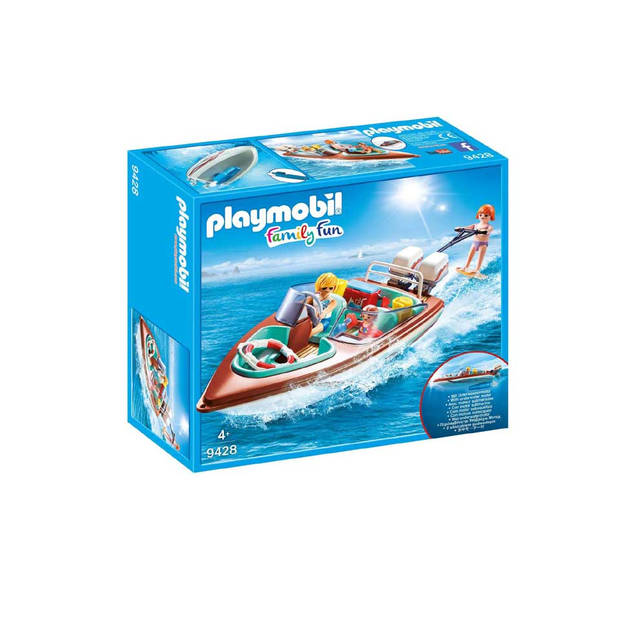 PLAYMOBIL Family Fun motorboot met onderwatermotor 9428
