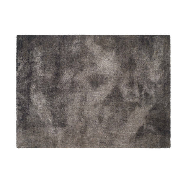 Schoonloopmat/karpet Soft&Deco concrete taupe 140 x 200 cm