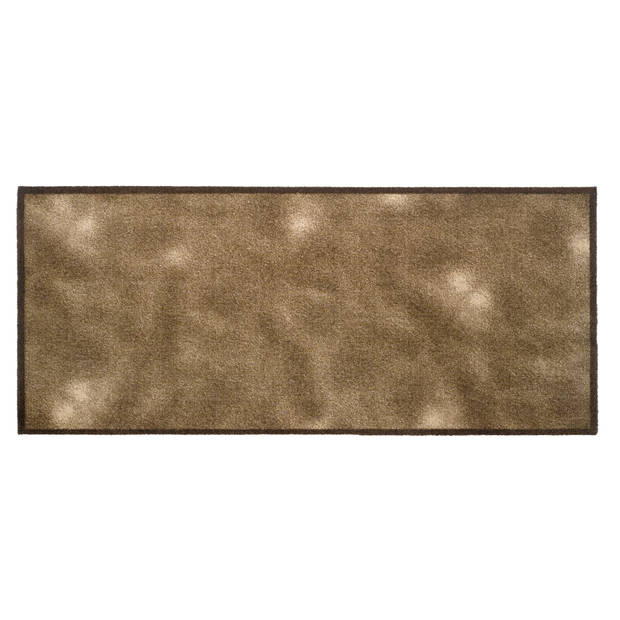 Binnenmat hoogpolig Universal shades beige 67x150 cm