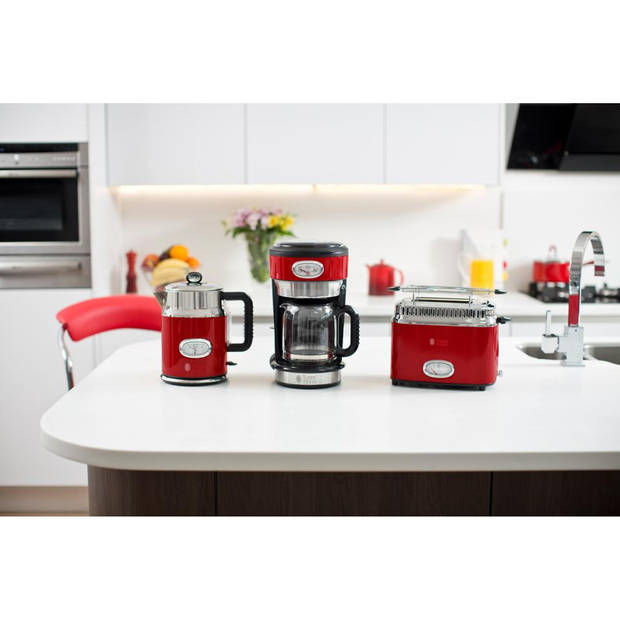 Russell Hobbs broodrooster Retro Classic - rood