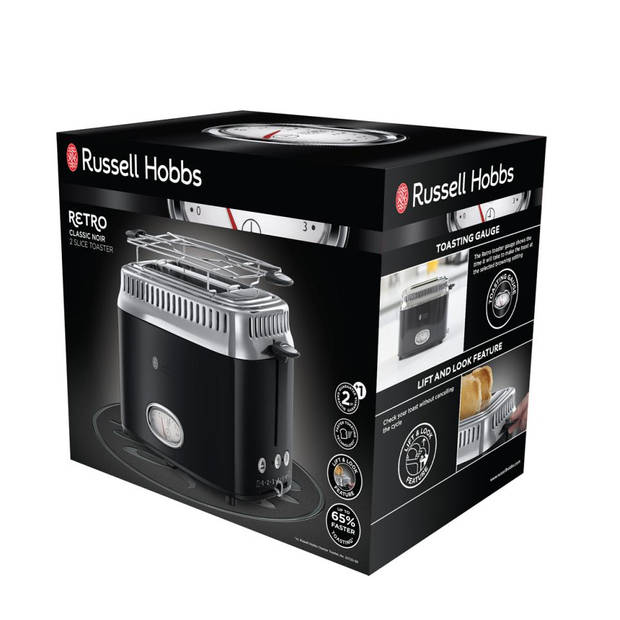 Russell Hobbs Broodrooster Retro Classic 1300W