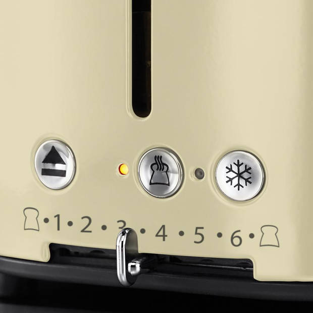 Russell Hobbs broodrooster Retro Classic - crème