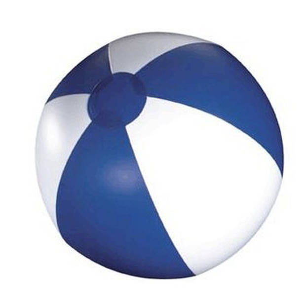 10x Opblaasbare strandbal blauw - Strandballen