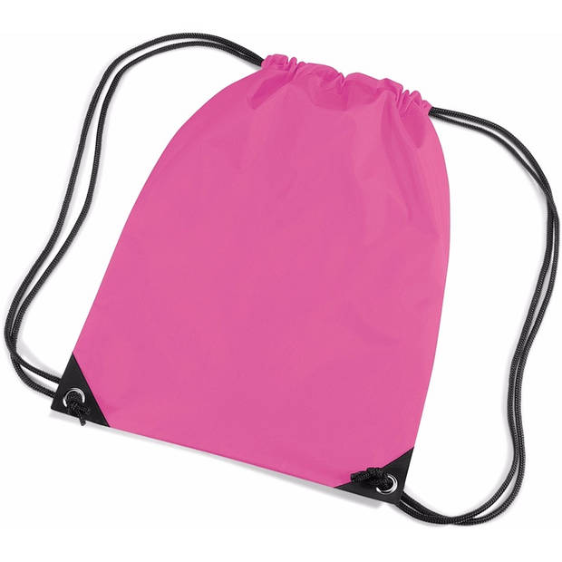 Fuchsia roze gymtas met koordsluiting - Rugzak - kind