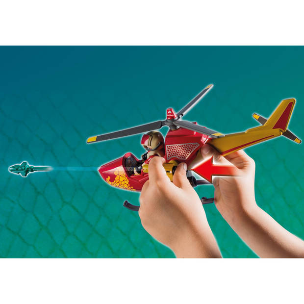 PLAYMOBIL The Explorers helikopter met Pteranodon 9430