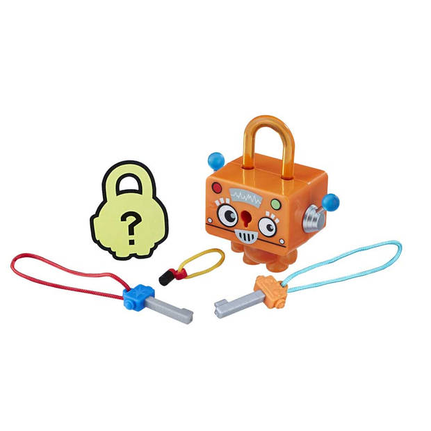 Lock Stars figuurtje Orange Square Robot