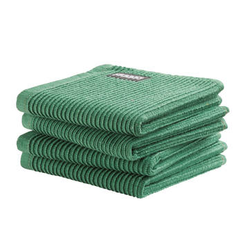 DDDDD Vaatdoek Basic Clean 30x30cm - classic green - set van 4