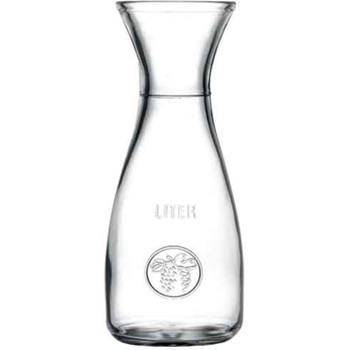 Glazen water karaffen 1 liter - Karaffen
