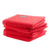 DDDDD Vaatdoek Basic Clean 30x30cm - classic red - set van 4