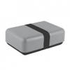 Blokker Basic lunchbox - zwart/grijs