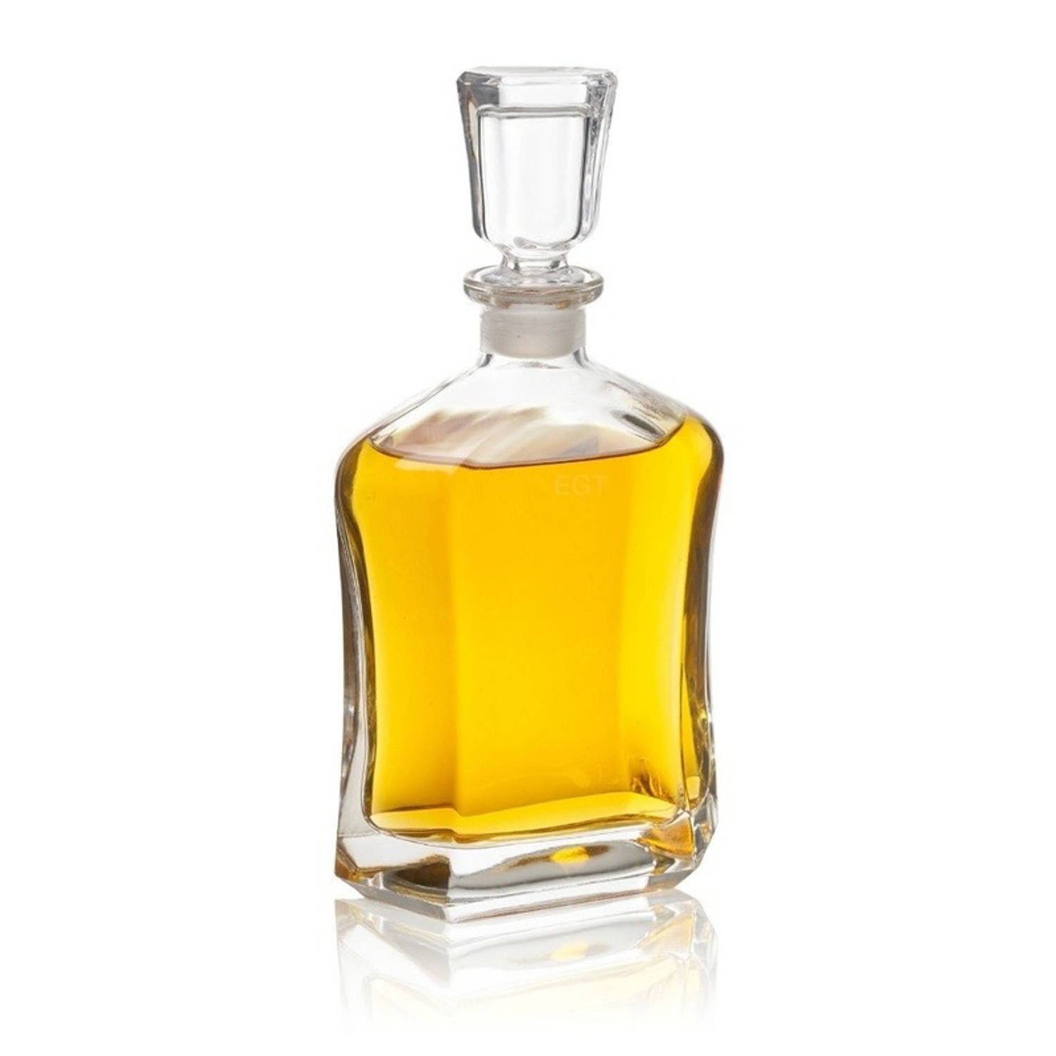 Glazen karaf voor whiskey-cognac of rode wijn 0,7 liter