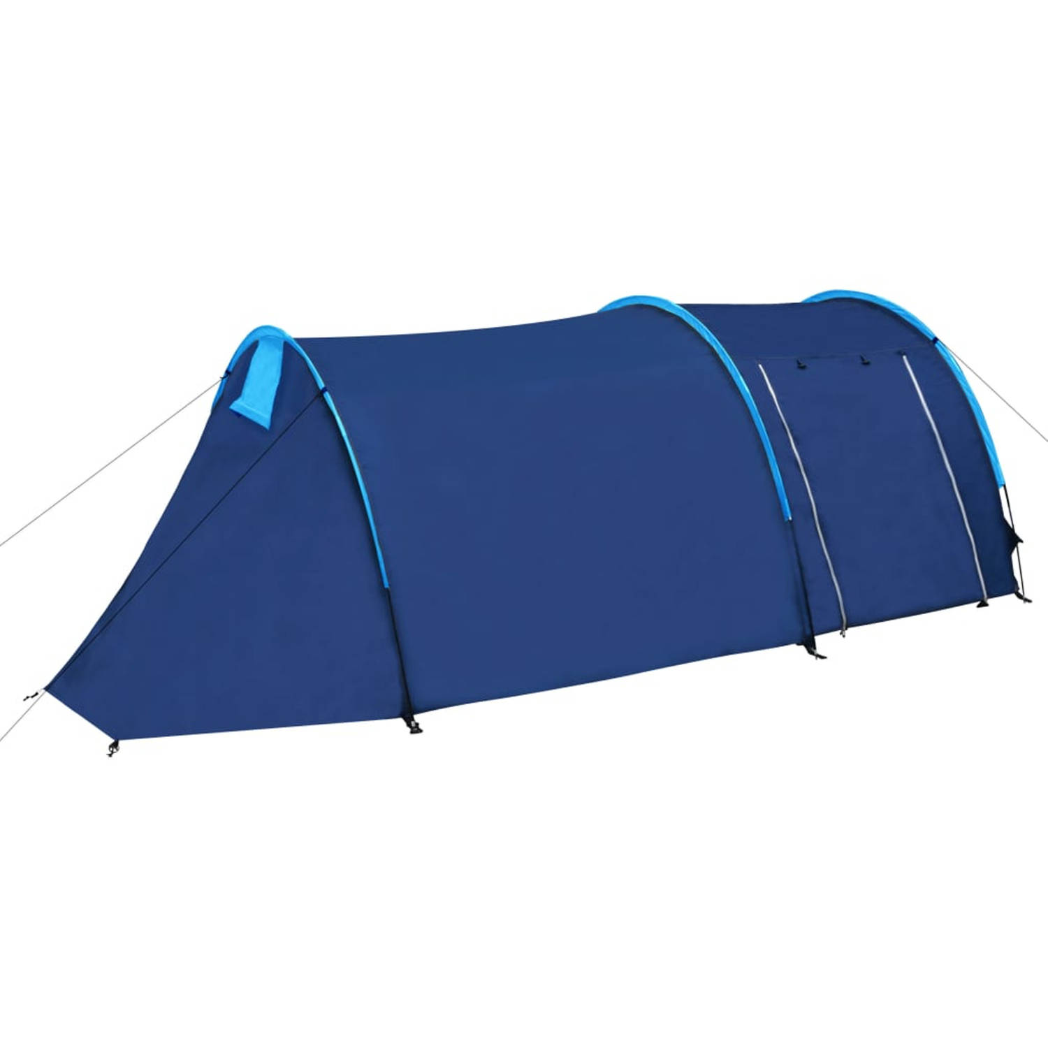Waterbestendige campingtent voor 4 personen Marineblauw-lichtblauw