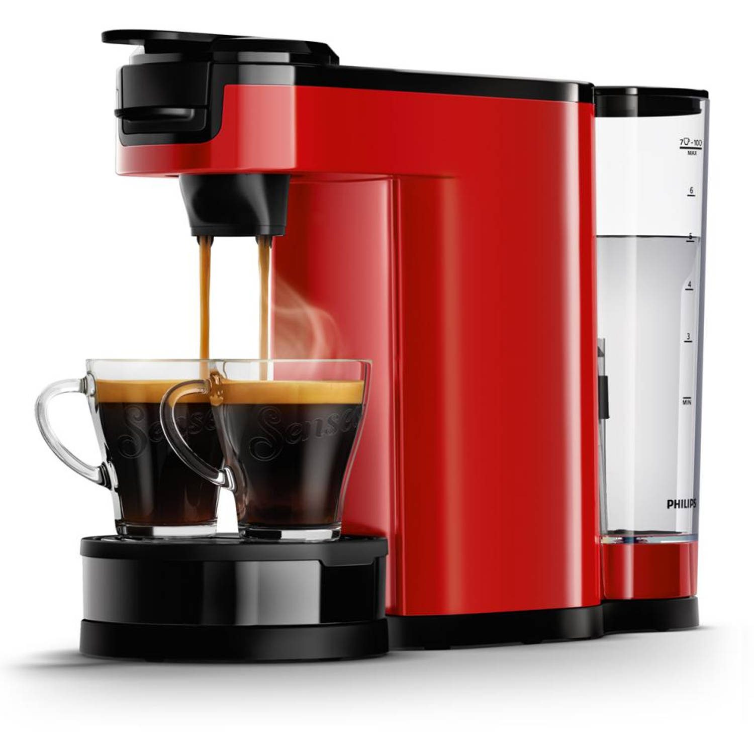 Eenvoud Toegeven Wat dan ook Philips SENSEO® Switch koffiepadmachine HD6592/80 - rood | Blokker