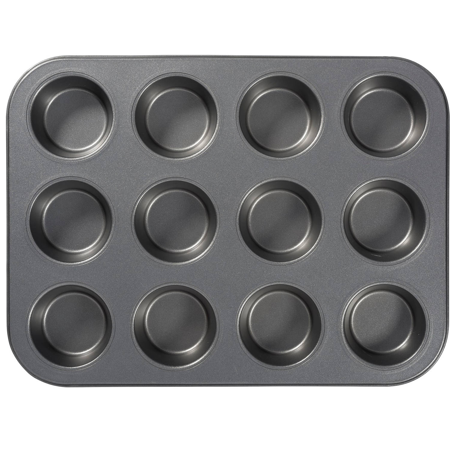 cilinder te binden varkensvlees Blokker antiaanbak muffinvorm - 12 stuks | Blokker