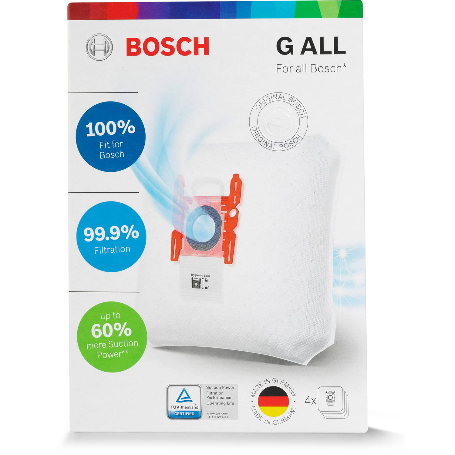 Bosch stofzuigerzak Powerprotect 4ST | Blokker
