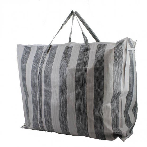 Runaway shoppingbag - zwart/wit