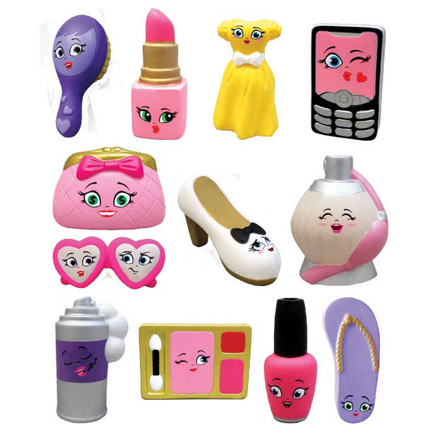 Kawaii Squeezies meisjes accessoires verrassingsfiguurtje