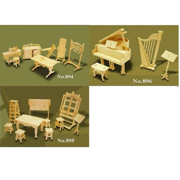 Poppenhuis meubels hobby - Poppenhuisinrichting