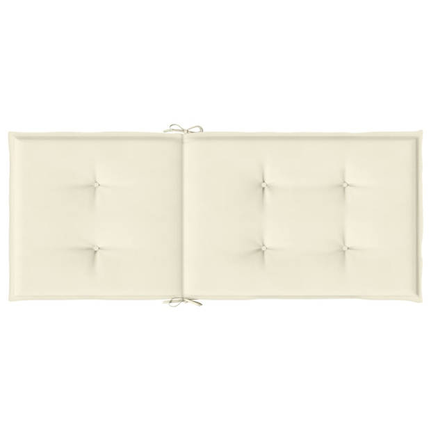 The Living Store Stoelkussens - Polyester - 120 x 50 x 3 cm - Waterafstotend