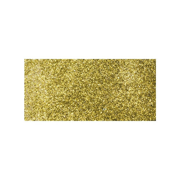 Set van 2x stuks glitter spray met gouden fijne glitters - Hobbyverf