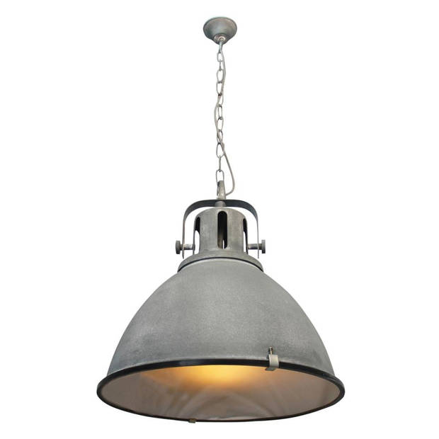 Brilliant hanglamp Jesper - glas - max 60W - beton grijs