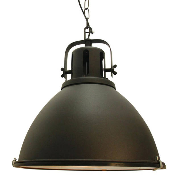 Brilliant hanglamp Jesper - glas - 480mm - max 60W - zwart