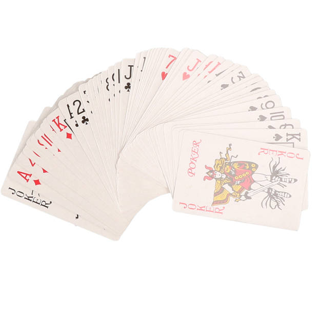2x Pakje speelkaarten 54 stuks - Kaartspel