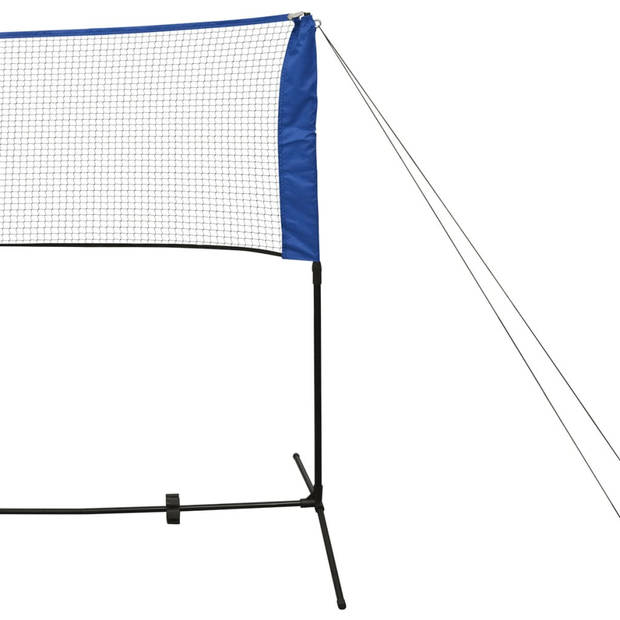 The Living Store Recreatieve Badminton Net Set - 500 x 72 cm - Inclusief accessoires