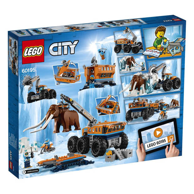 LEGO City arctic mobiele onderzoeksbasis op de Noordpool 60195