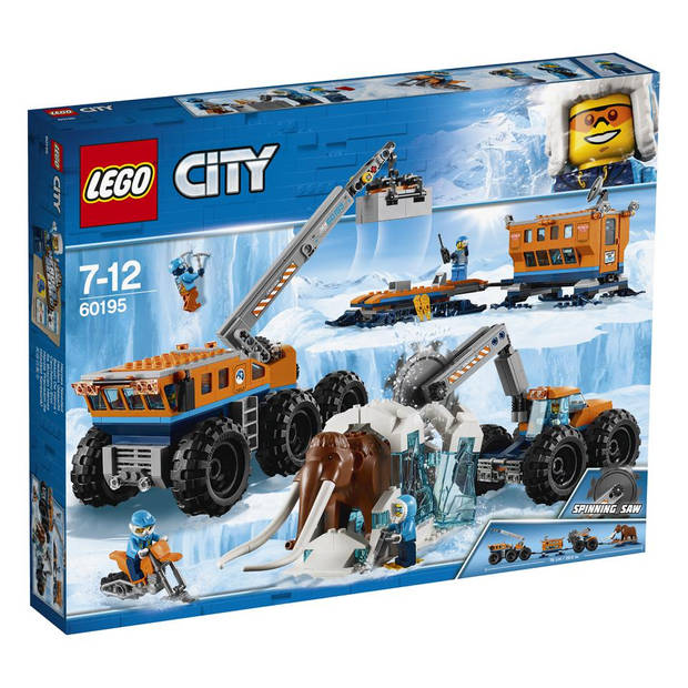 LEGO City arctic mobiele onderzoeksbasis op de Noordpool 60195