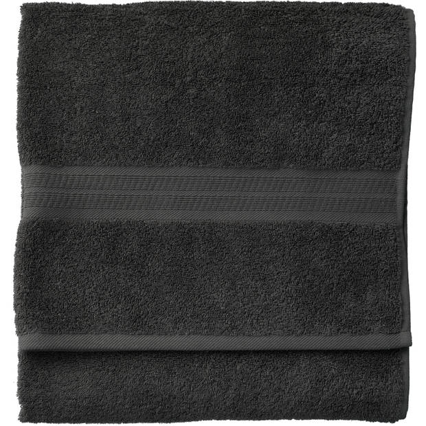 Blokker handdoek 500g - donkergrijs - 140x70 cm