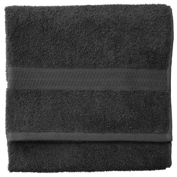 Blokker handdoek 500g - donkergrijs - 110x60 cm