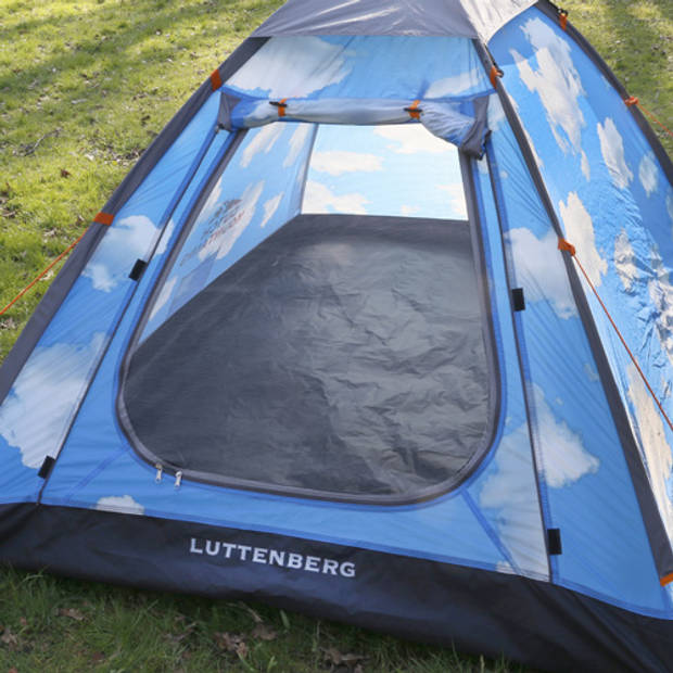 Dutch Mountains - Tent Pop Up - Wolken Tent - 210cm - 2 persoons lichtgewicht - Extra donkere binnentent