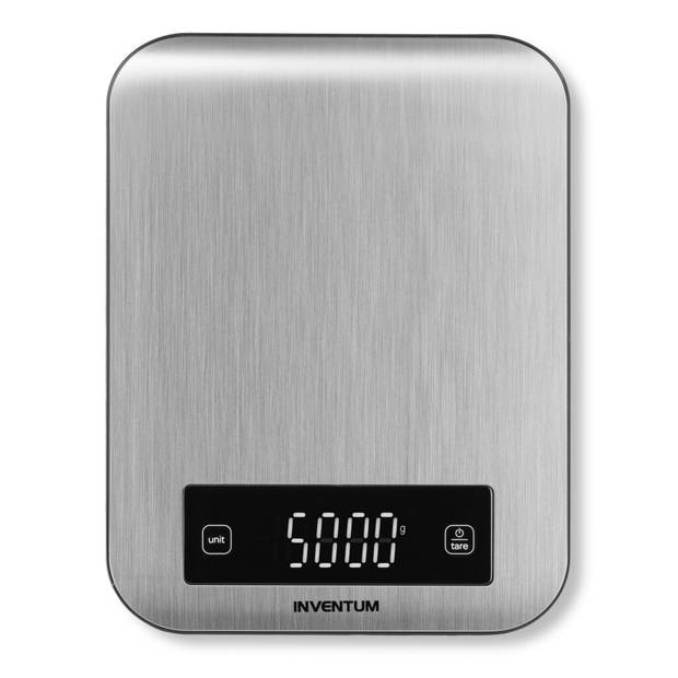 Inventum WS308 - Digitale precisie keukenweegschaal - Tot 10 kg - Tarrafunctie - RVS