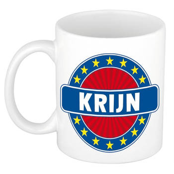 Voornaam Krijn koffie/thee mok of beker - Naam mokken