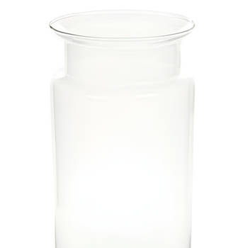 Flesvormige bloemenvaas glas 30cm - Vazen