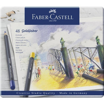 kleurpotlood Faber-Castell Goldfaber etui à 48 stuks