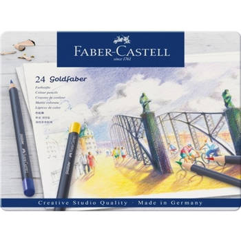 Faber-castell goldfaber etui 24 stuks