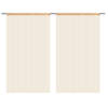 The Living Store Vliegengordijn Praktisch 100% polyester 140x250cm Beige