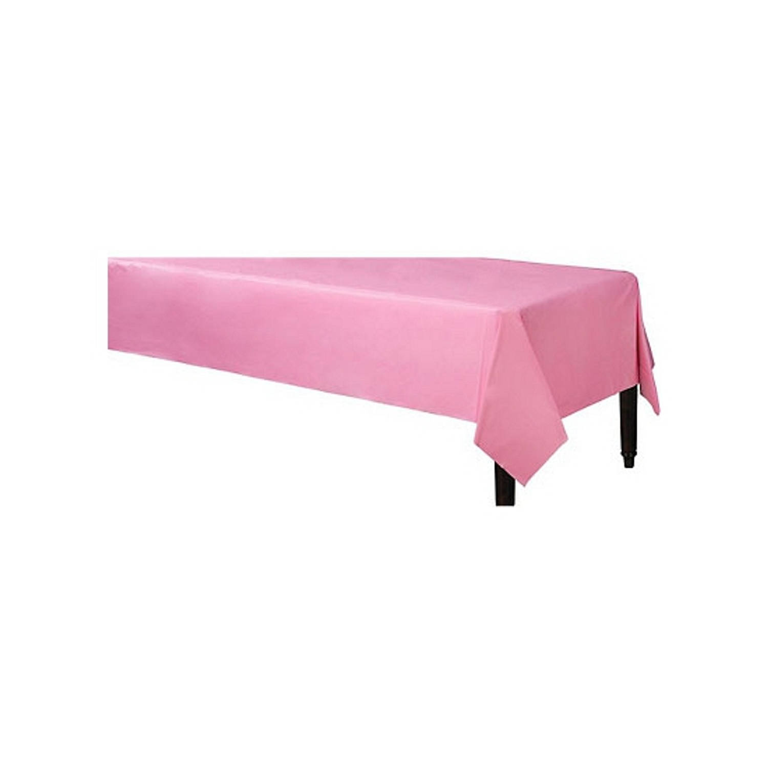 kalligrafie verlichten vangst Tafelkleed roze 140 x 240 cm van plastic - Feesttafelkleden | Blokker